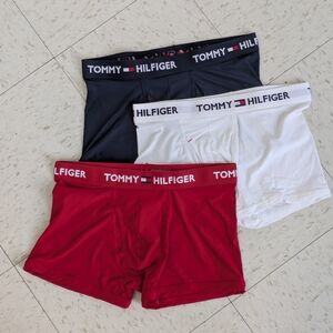 Tommy Hilfiger Boxer Briefs Set - Red, White, and Navy Blue